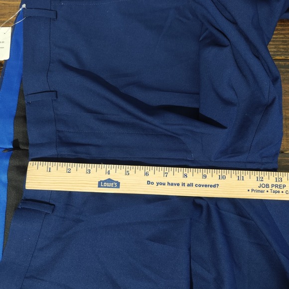 Kenneth Cole Reaction men's Dress Pant‎ Trousers TECHIN-COLE Navy Size 40x32 NEW - Picture 4 of 7